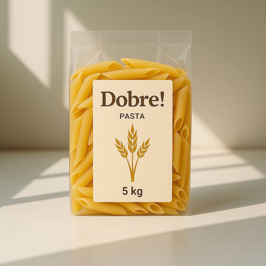 Макаронні вироби з твердих сортів пшениці ТМ "Dobre!", перо, 5 кг